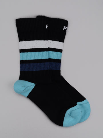 Peper Harow<p>organic sport<p>cotton crew socks<p>black