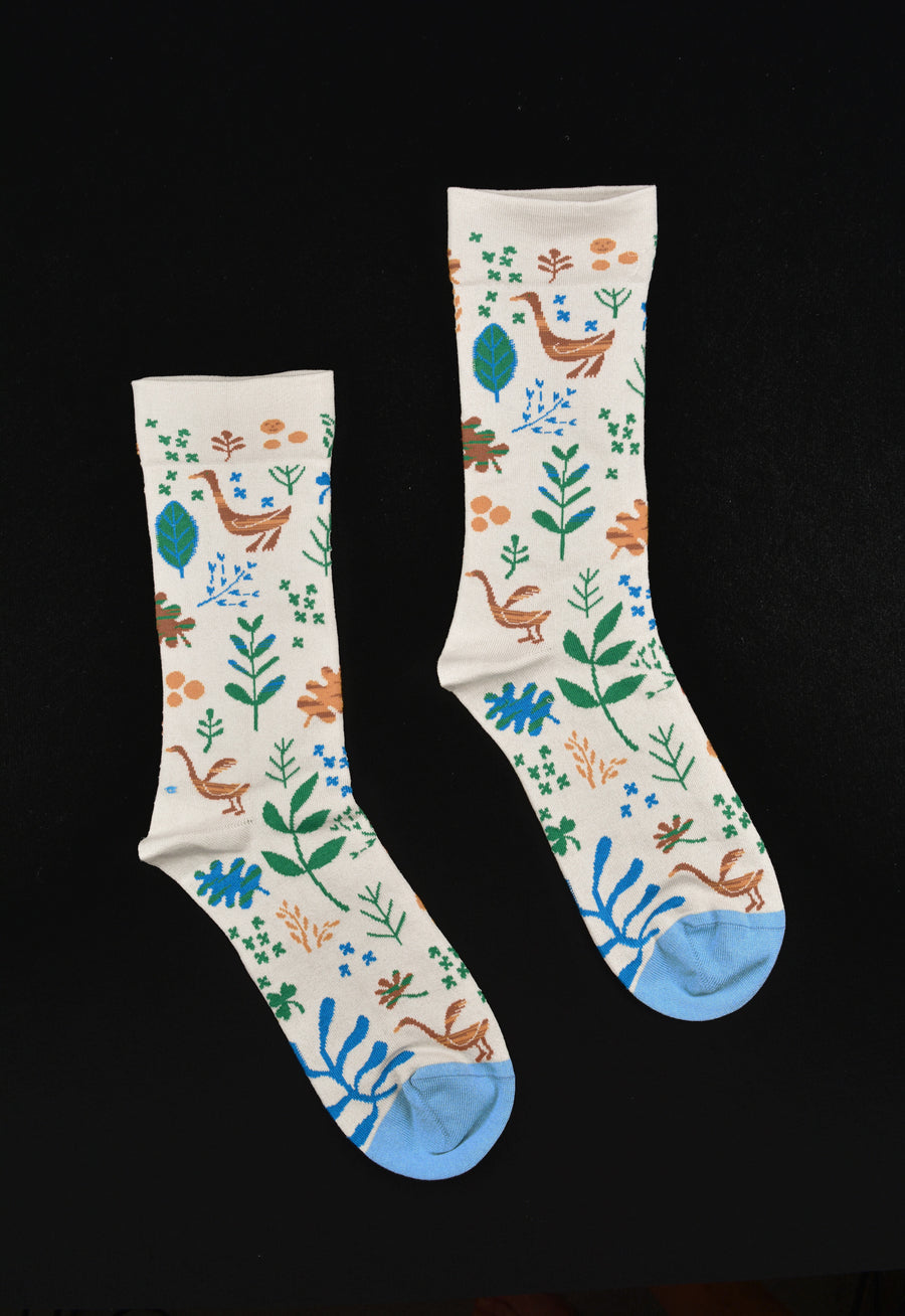 Bonne Maison<p>seedling<p>crew cotton socks
