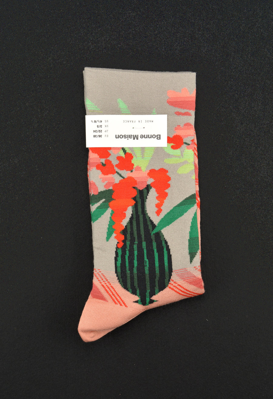 Bonne Maison<p>vase<p>crew cotton socks