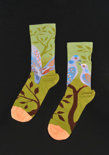 Bonne Maison<p>turtle doves<p>crew cotton socks