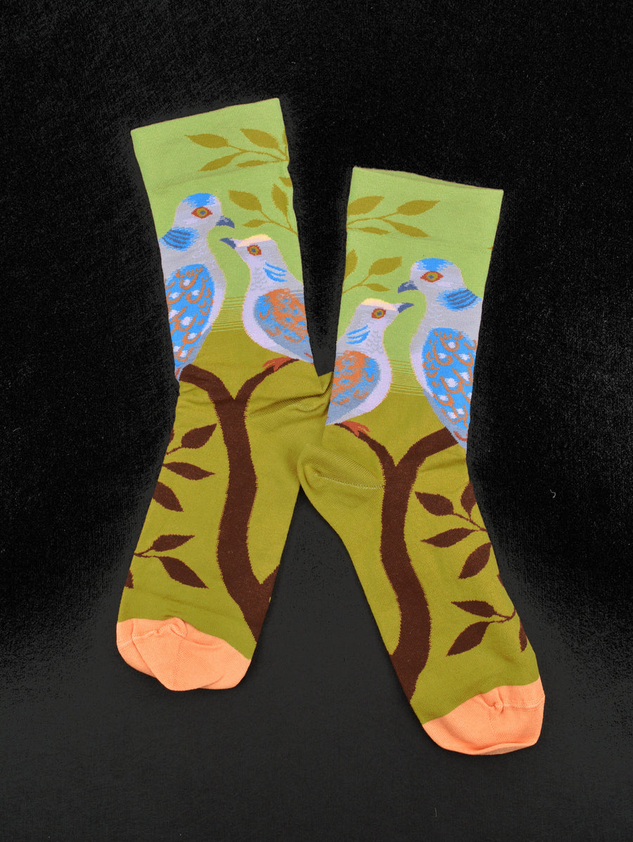 Bonne Maison<p>turtle doves<p>crew cotton socks