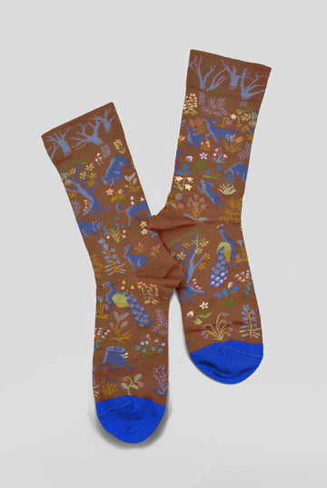 Bonne Maison<p>undergrowth<p>crew cotton socks
