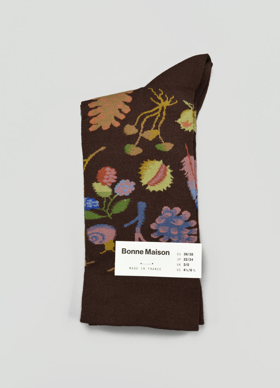 Bonne Maison<p>seeds<p>crew cotton socks