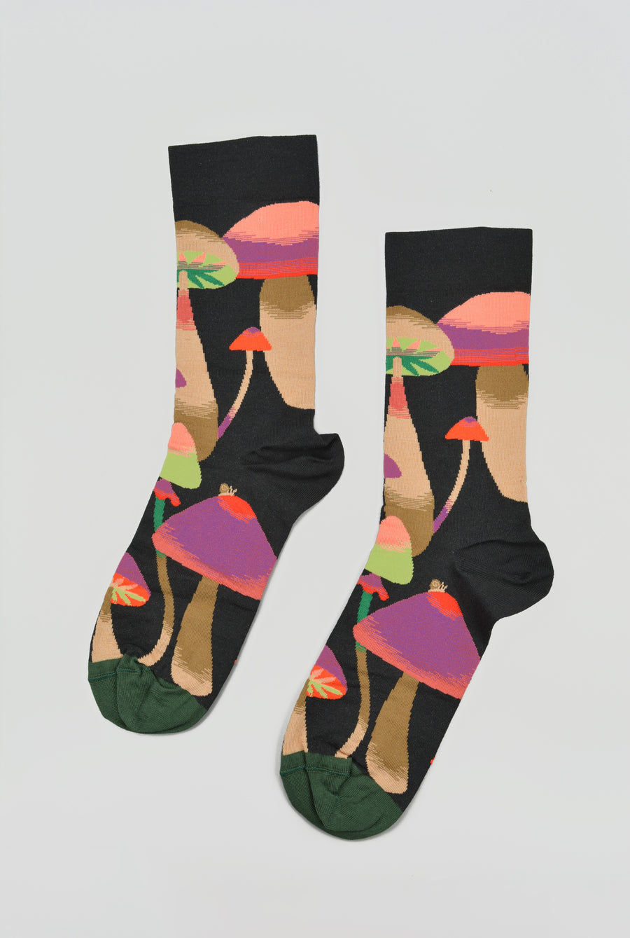 Bonne Maison<p>mushroom<p>crew cotton socks