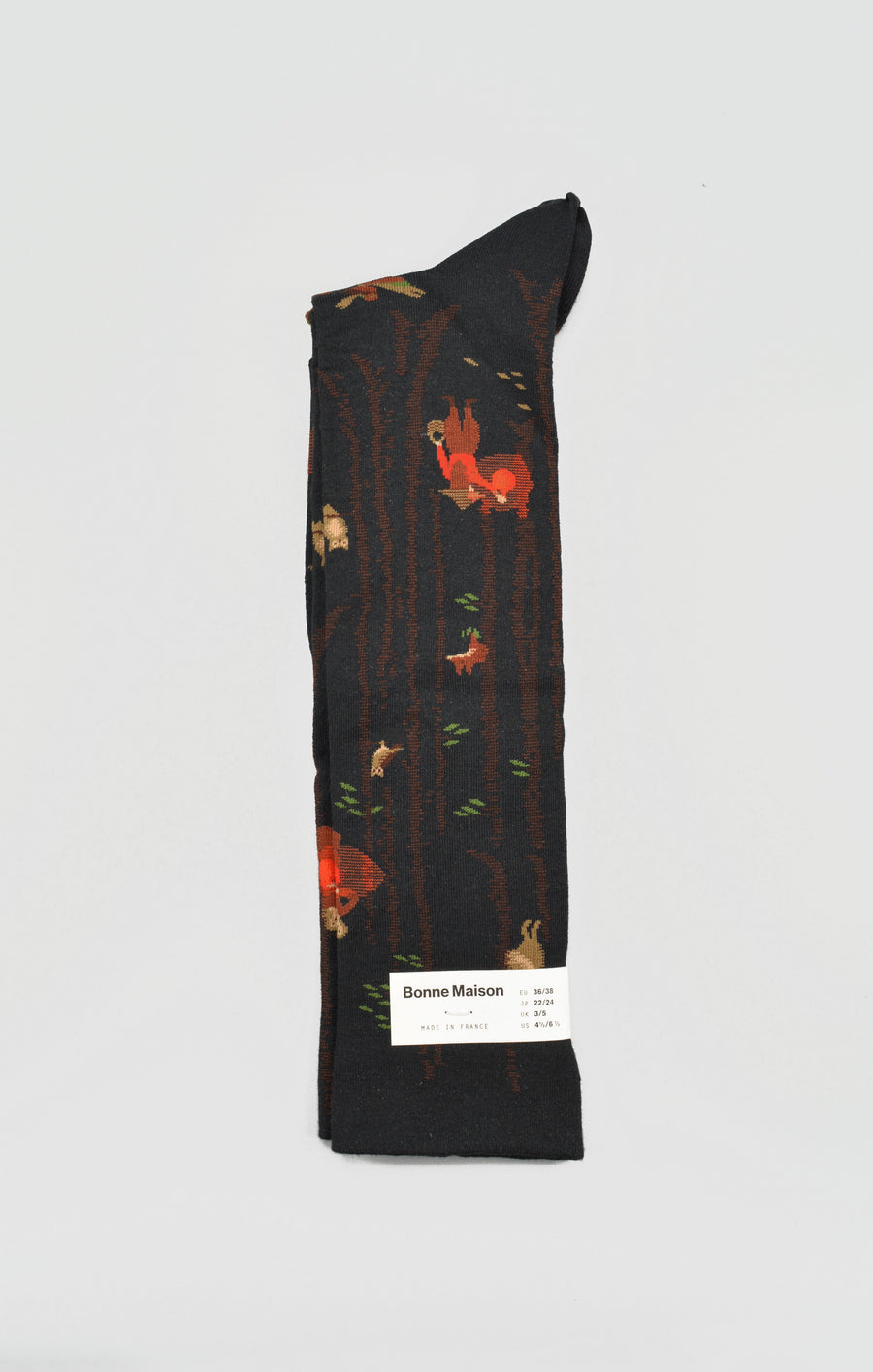 Bonne Maison<p>night<p>knee high cotton socks