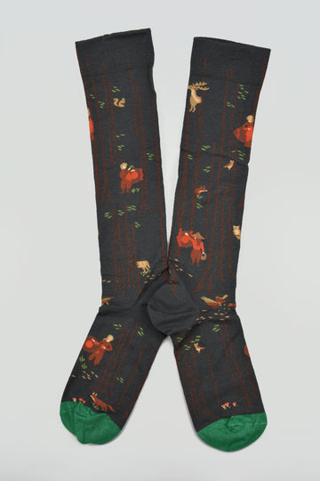 Bonne Maison<p>night<p>knee high cotton socks