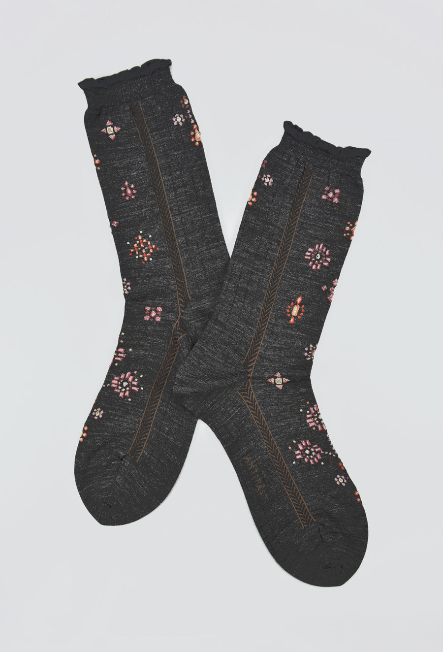 Antipast<p>like a jewelry<p>wool crew sock<p>charcoal