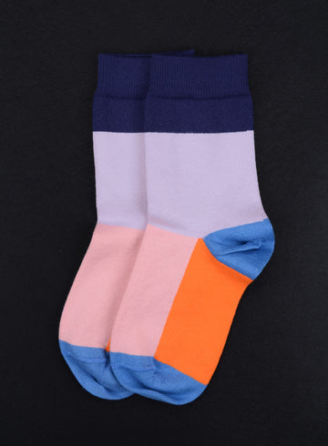 Peper Harow<p>victoria<p>cotton ankle socks<p>lavender