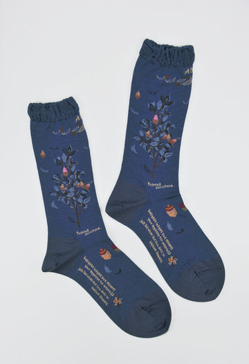 Antipast<p>wind and acorn tree<p>wool crew sock<p>navy