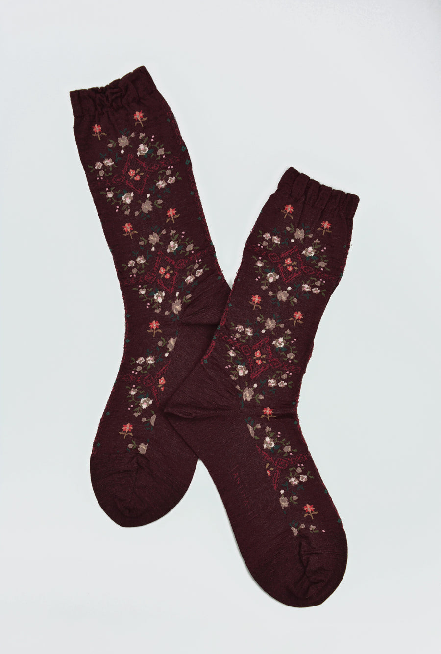 Antipast<p>rose wall<p>wool crew sock<p>wine