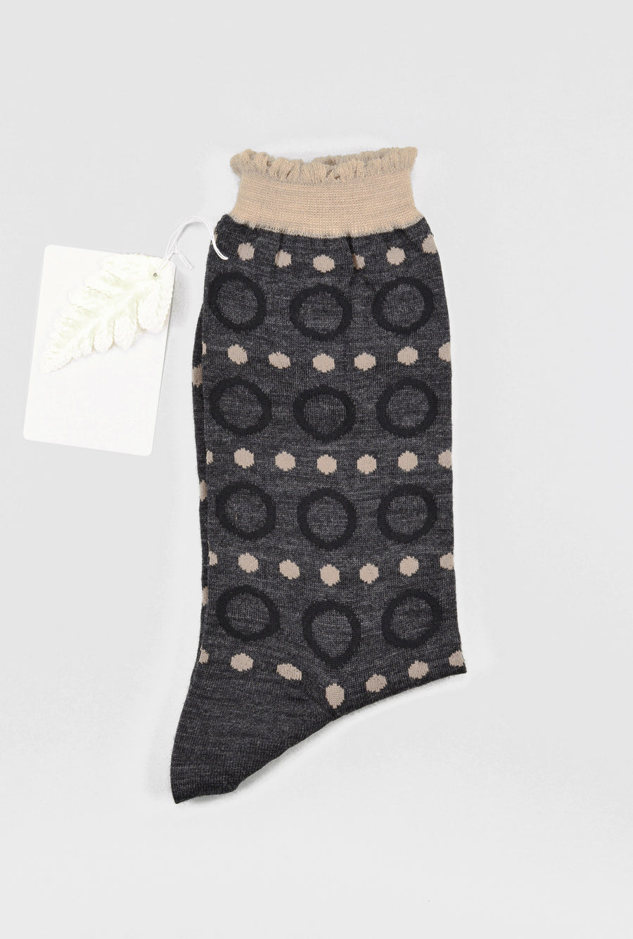 Antipast<p>ring ring<p>wool crew sock<p>charcoal