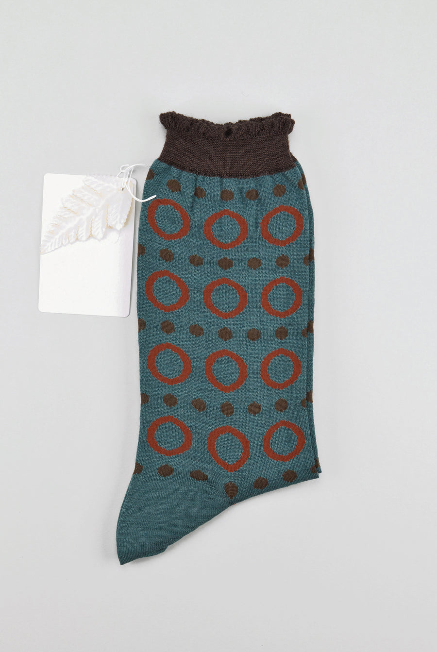 Antipast<p>ring ring<p>wool crew sock<p>green