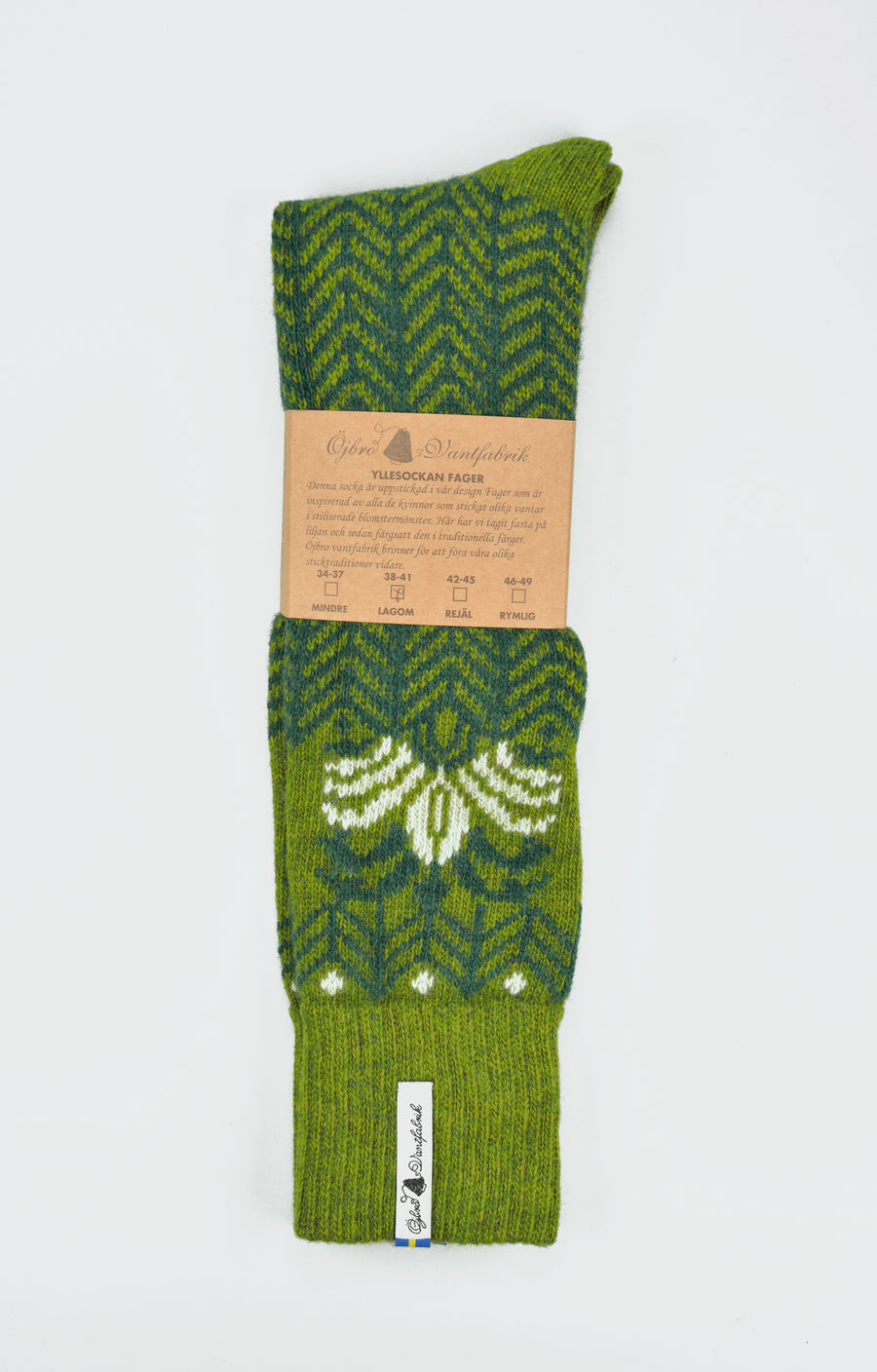 Ojbro<p>fager inez<p>wool long sock<p>green