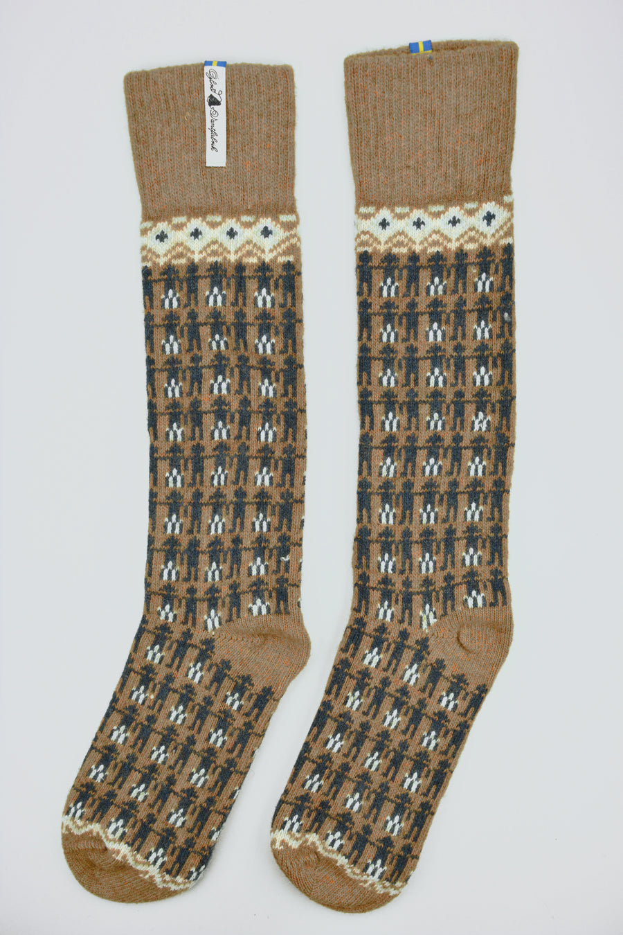Ojbro<p>koren katarina<p>wool long sock<p>mustard