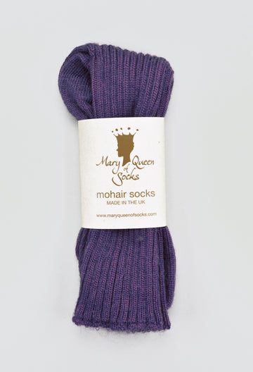 Mary Queen of Socks<p>Sussex loose top<p>mohair crew socks<p>thistle