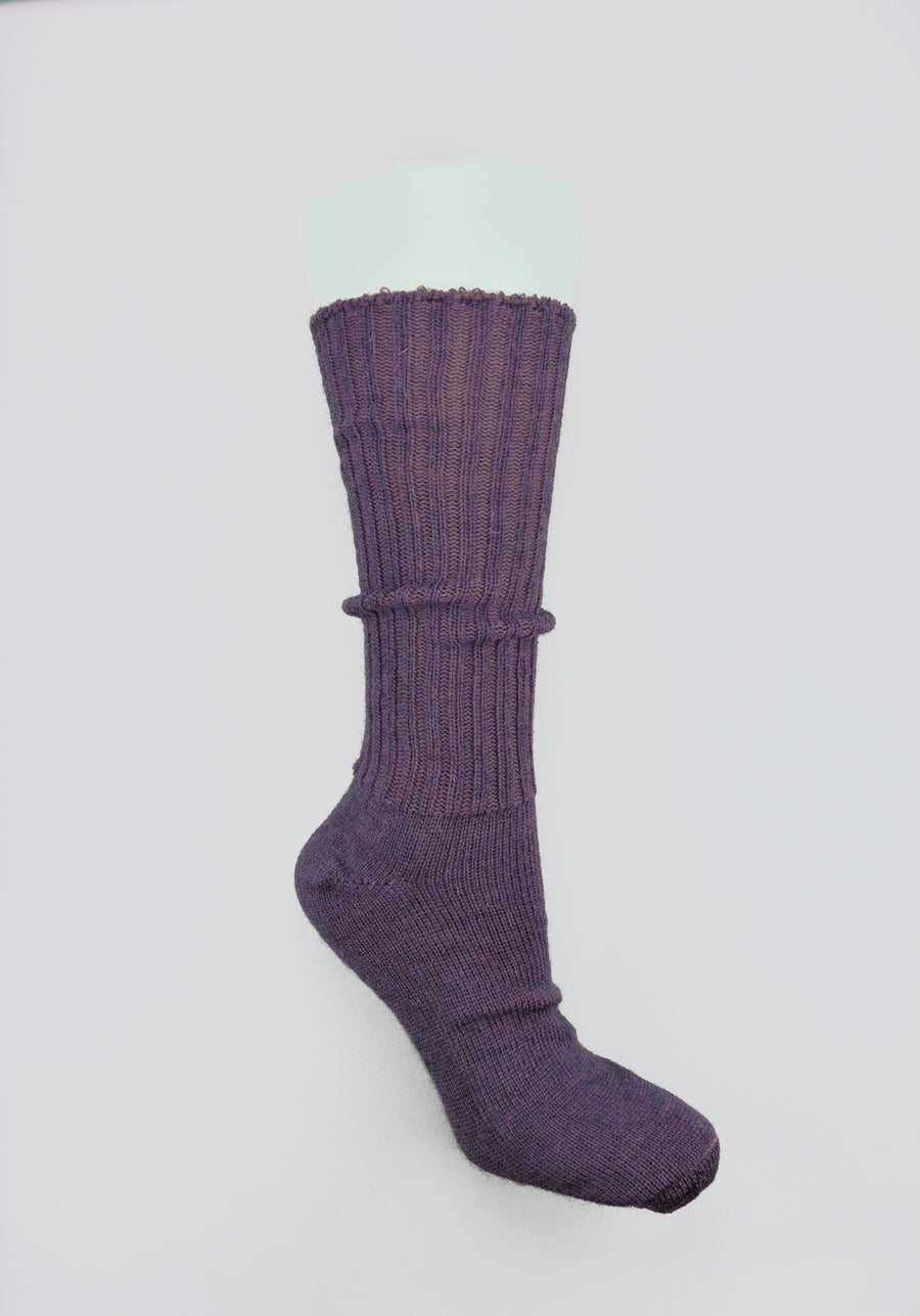 Mary Queen of Socks<p>Sussex loose top<p>mohair crew socks<p>thistle