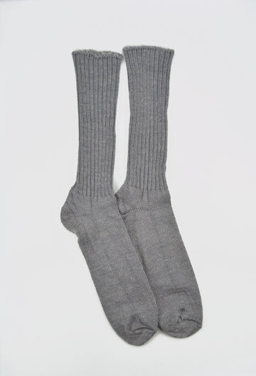 Mary Queen of Socks<p>Sussex loose top<p>mohair crew socks<p>grey