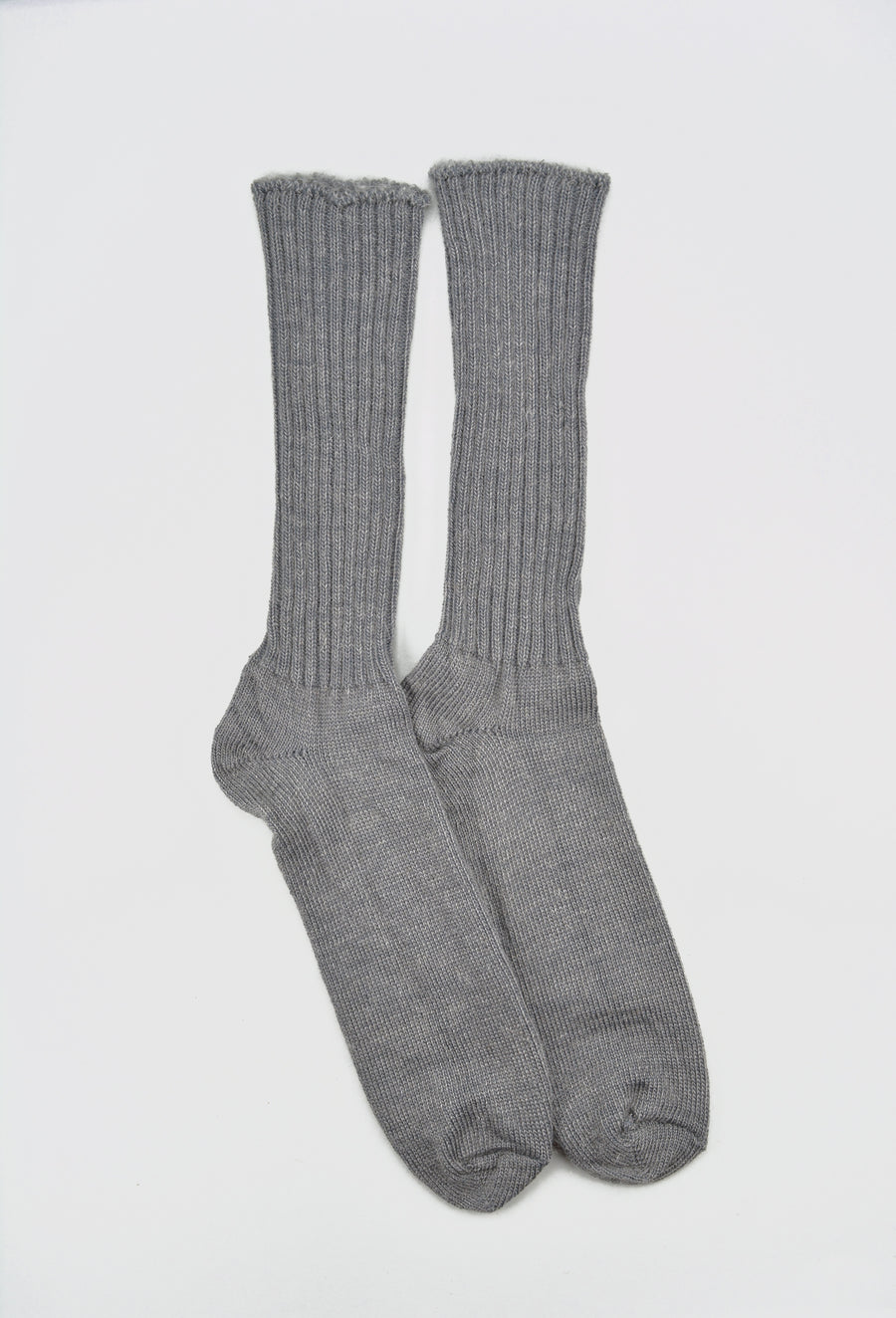 Mary Queen of Socks<p>Sussex loose top<p>mohair crew socks<p>grey