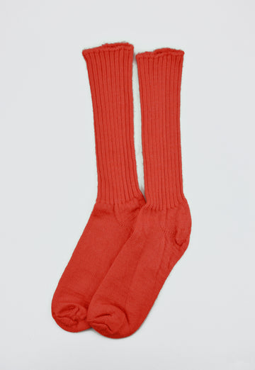 Mary Queen of Socks<p>Sussex loose top<p>mohair crew socks<p>red