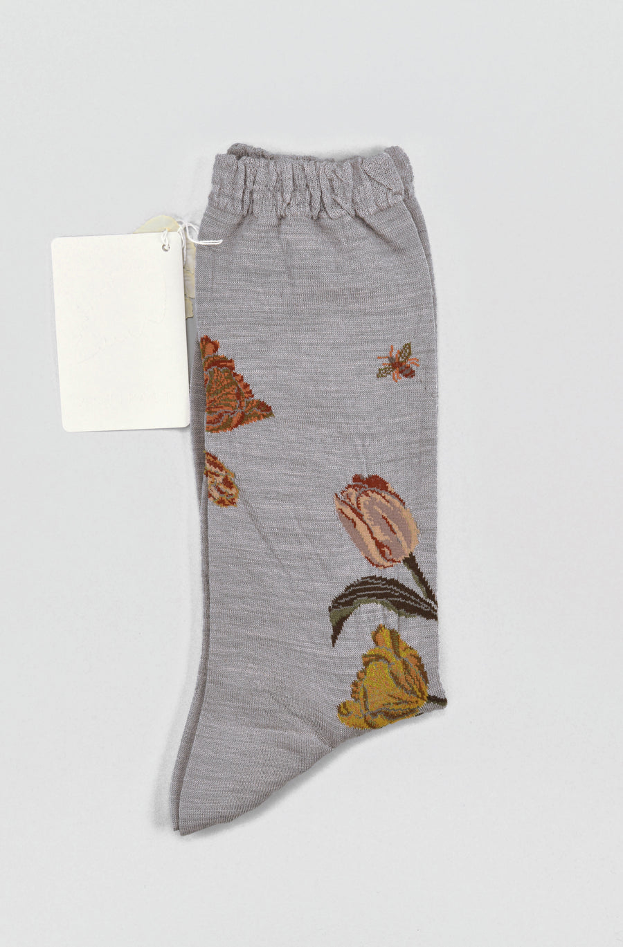 Antipast<p>bouquet tulip<p>wool crew sock<p>grey