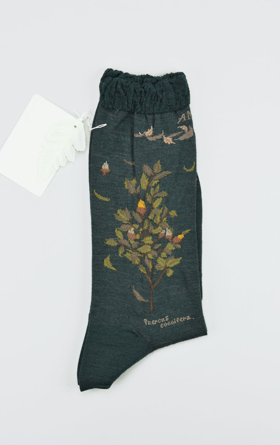 Antipast<p>wind and acorn tree<p>wool crew sock<p>dark green