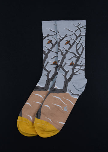 Bonne Maison<p>rain tree<p>cotton crew socks