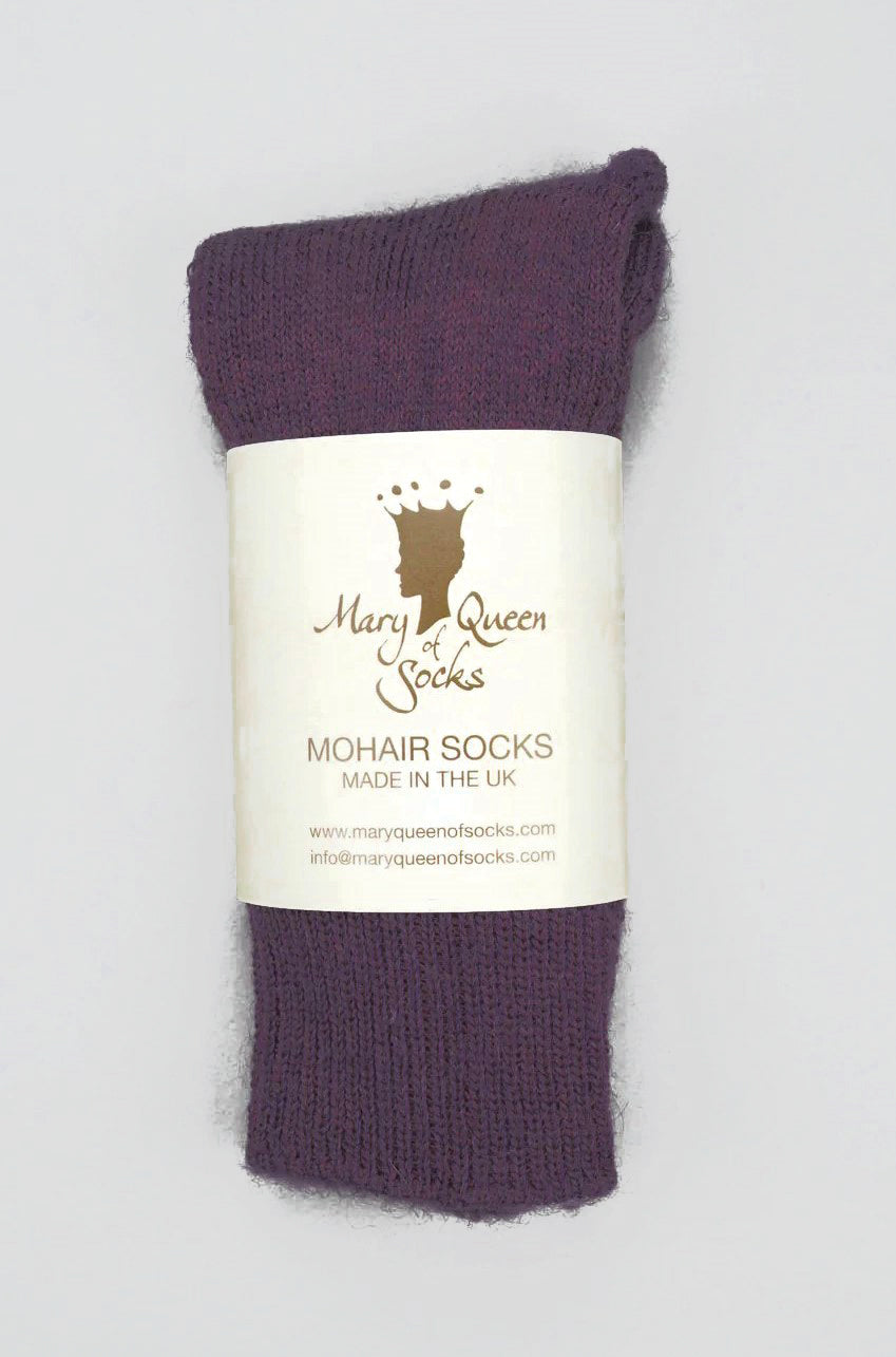 Mary Queen of Socks<p> Derbyshire walking<p>thick cosy mohair<p> thistle