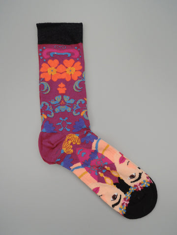 Stand4 Socks<p>cotton crew sock<p>Frida Kahlo