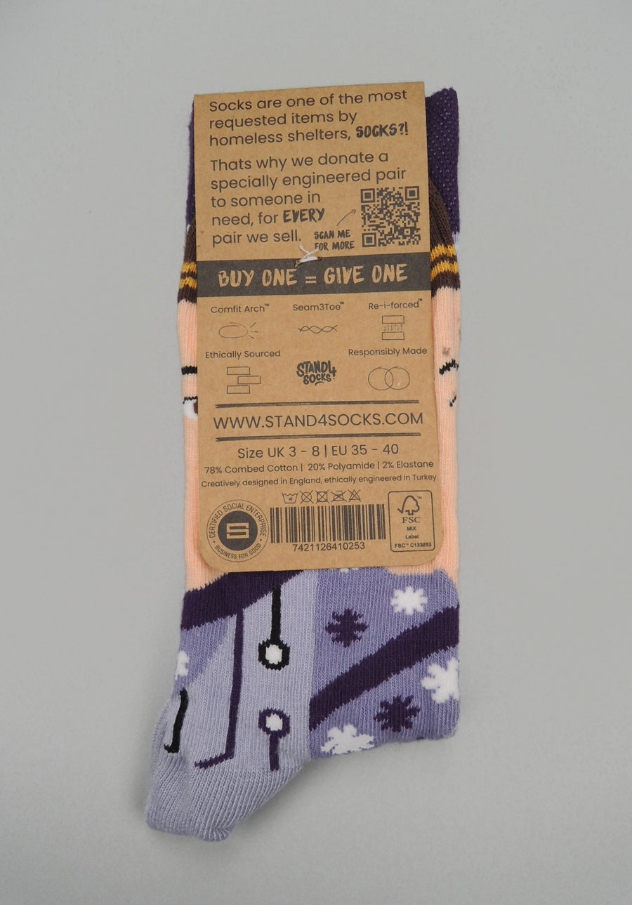 Stand4 Socks<p>cotton crew sock<p>Ada Lovelace