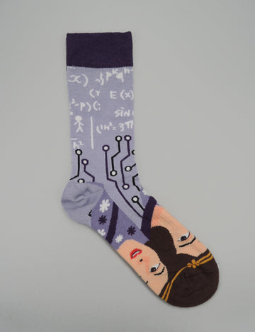 Stand4 Socks<p>cotton crew sock<p>Ada Lovelace