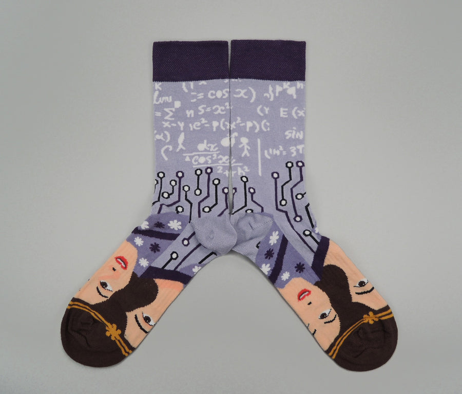 Stand4 Socks<p>cotton crew sock<p>Ada Lovelace
